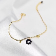 【JIEGEM】黑醋栗波堤手鍊 / 藍砂石