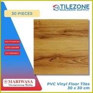 ❐ ◴ ◭ (30 pcs.)  Mariwasa PVC Vinyl Floor Tiles 30x30cm 1.3mm thickness vinyl tiles