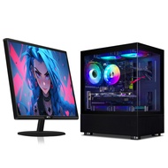 STGAubron Gaming PC Bundle with 24Inch FHD LED Monitor-Radeon RX 590 8G GDDR5, Intel Core i5 3.2G up