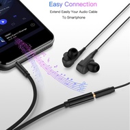 Headphone Audio Extension Cable 3.5mm Female Plug Stereo Headphone Extension Cable