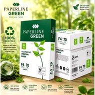 [ 1box = 5Rim ] A4 70Gsm Paperline Green paper