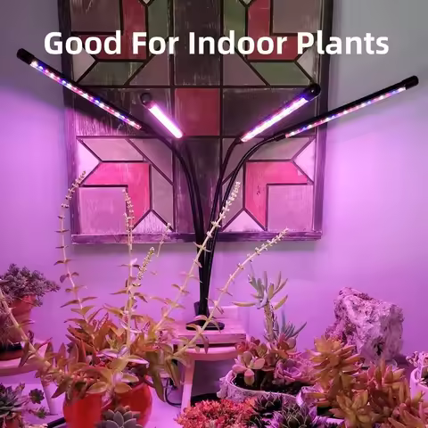 USB 3Colors LED Plant Grow Light Indoor Garden Dimmable Grow Light Full Spectrum Hydroponic Greenhou