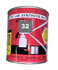 Cat Sintetis Enamel Paint 1 kg Cat Minyak Kayu Besi Pagar EMCO 1kg