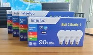 INTERLUC PAKET ISI 4 MULTIPACK LAMPU INTERLUC LED BULB INTERLUC 5W 7W 9W 11W 5 W 7 W 9 W 11 W 5WATT