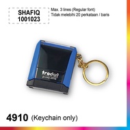 Mini Stamp Name Chop Cop Nama Nurse Chop Keychain Pocket 4910 / 4911