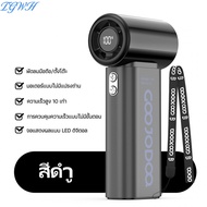 TGWH GOOJODOQ GFS007 พัดลมตั้งโต๊ะความเร็วสูง 10x หน้าจอ LED ความแรงลมที่ได้รับการปรับปรุงและเชือกเส