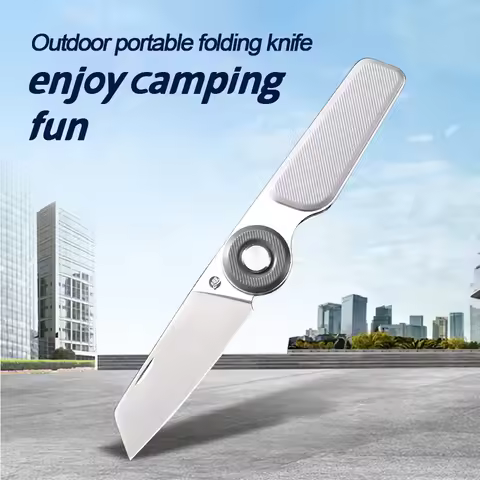 YingQu DP56 Folding Knife 5CR15MOV Stainless Steel Food Grade ABS Handle Outdoor Camping Pocketknive