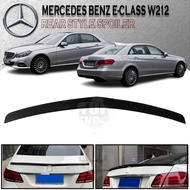 MERCEDES BENZ E-CLASS W212 E300 2008-2015 REAR TRUNK LIP SPOILER MATERIAL ABS UNPAINT ITEM SKIRT LIP