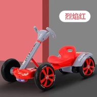 Berg Reppy Rebel Kids Go Kart - Pedal Go Kart for Boys & Girls - Kids Pedal Vehicles - Red Pedal Car
