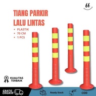 PARKING POLE CONICAL PARKING SIGN 70 CM HIGH PVC