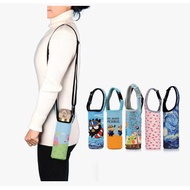 BKM051 Cartoon Tumbler Pouch Cover Water Bottle Carrier Thermos Flask Protector Water Bottle Pouch