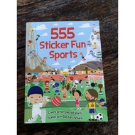 Children's Books There Are Stickers In The Book 555 Sticker Fun Sports.