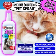 ✟◐Pet Cat Spray Flea Kutu Repellent For All Pets - Penghapus Bau Busuk Anolyte Solutions ECA Technol