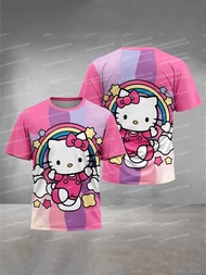 Summer Men's Jersey Women's Short Sleeves Man Jersey Top Jersey Hello Kitty Jersey Sport Women's Jer