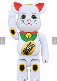 bearbrick 400% 招財貓 白招福