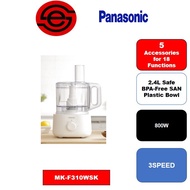 PANASONIC MK-F310 FOOD PROCESSOR WITH 5 ACCESSORIES FOR 18 FUNCTIONS MK-F310WSK