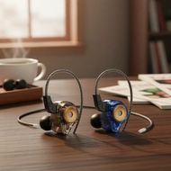 QKZ AK6-Ultra 3.5mm Wired Earphones In-Ear Headset with Mic HiFi Sound for Music, Gaming, Sports & D