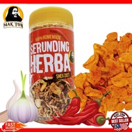MAKTON Snek Diet Bawang Putih Goreng Pedas Crunchy and Crispy Set Makanan Pantang Ready To Eat 160g