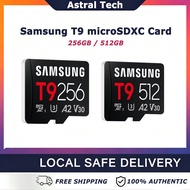 【Ready Stock】Samsung T9 microSDXC Card 256GB&512GB Memory Card Transfer Speeds Up to 200MB/s | micro