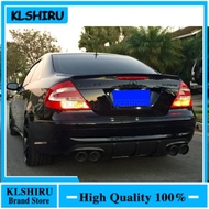 For Benz W209 CLK200 280 350 55 63 Car Trunk Spoiler Carbon Fiber/FRP Auto Rear Trunk Wing Accessori