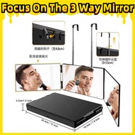 [Focus On The 3 Way Mirror] 3 Way Mirror Bathroom Friendly - Matte Surface & Anti-Fog (Singapore Bes
