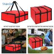 [Shamjina] Isolated Pizza Delivery Bag ,, for Deliveries, Versatile, with Double Zipes, Pizza Box