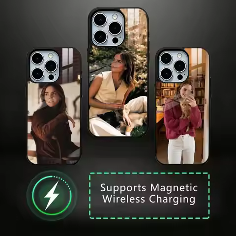 E-Emma W-Watson Actor Phone Case For iPhone17,16,15,14,13,12,11 Plus,Pro Supports Magnetic Wireless 