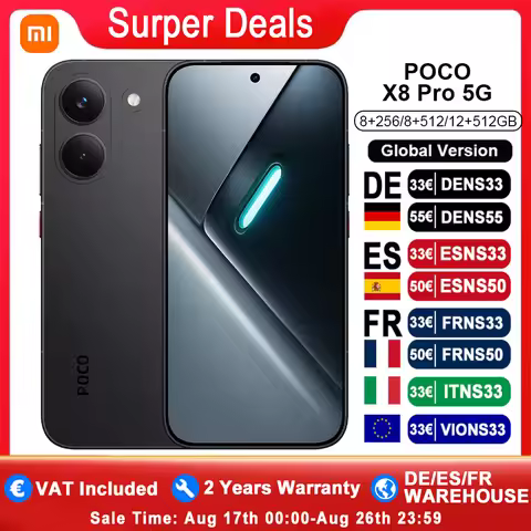 Global Version POCO X8 Pro 6.59" 50MP Sony IMX882 100W HyperCharge Flagship Dimensity 8500-Ultra 650
