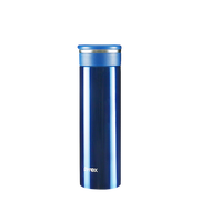 PYREX 康宁pyrex保温杯不锈钢家用旋钮式男女可爱网红便携学生保温杯 旋钮蓝 350ml