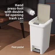 Double Opening trash can dustbin for kitchen pedal dustbin with lid kitchen bin garbage