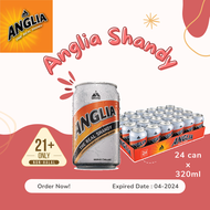 [NON-HALAL Ready Stock - Expired 12-2026] Anglia Shandy The Real Shandy Can Drinks 320ml x 24 can Al