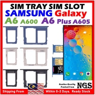 SIM Tray SIM Card Holder SIM Card Adapter For SAMSUNG Galaxy A6 A600 / SAMSUNG Galaxy A6 Plus A6+ A6