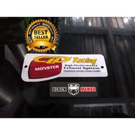 Emblem Knalpot Racing Merk Logo CLD RACING