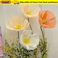 HAND Large Artificial Flower, giant Simulated Simulate Giant Flower,  Paper 60cm Flower Photography 