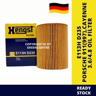 (E113H D235) HENGST OIL FILTER PORSCHE 911(997),CAYENNE 3.6/4.8 OIL FILTER (948 107 222 00)