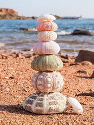 1pc Concha de erizo de mar rosa natural con caracol de mar para decoración creativa DIY mediterránea, decoración de acuario, conchas para cangrejos ermitaños, hábitat de mascotas de acuario, ornamentos de boda en casa. Todos los caracoles de mar son productos del fondo del mar, por lo que no es necesario preocuparse por la decoloración. Por lo tanto, las pequeñas imperfecciones son inevitables. Los defectos naturales, los patrones, las formas, los tamaños y los pesos varían. Los colores y estilos se envían al azar. Los clientes que les importe, por favor tengan cuidado antes de hacer el pedido.