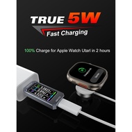 5W Fast Watch Charger for Apple Watch Chargers with 20w Charger Block, USB C Braided for i-Watch Fas