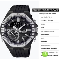 NEW 🖤CASIO EDIFICE ECB-10TP-1A / SMARTPHONE LINK / BLUETOOTH / ANADIGIT / ECB-10 SERIES