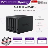 Synology DiskStation DS425+ 4-Bay 3.5" DiskStation without Disk Intel Celeron J4125 1x1GbE + 1x2.5Gb
