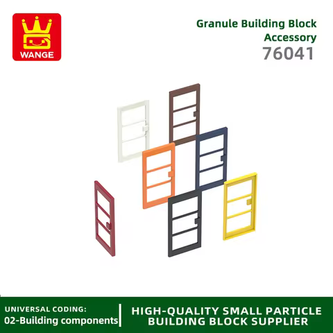 Wange 93Pcs/lot 76041 Eye-shaped Door Leaf Building Blocks MOC Accessories Compatible With Bricks Ch