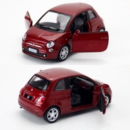 熱賣【現貨】彩珀 132 菲亞特 Fiat 500 132 模型車 合金車