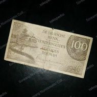 Uang Kuno Seri Federal (Penjajahan Belanda) Pecahan 100 Gulden 1946