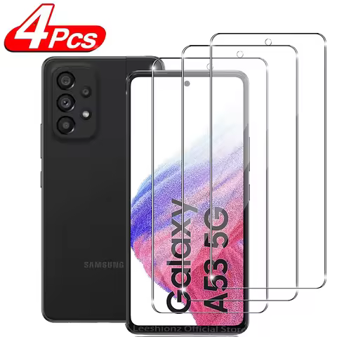 9H Tempered Glass For Samsung Galaxy A53 5G 2/4Pcs HD Screen Protector
