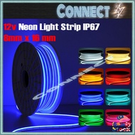 Neon Led Strip Light 12v 8mm x 16mm Led Neon Light 12V Neon Light 5meter Waterproof Led Neon Strip F