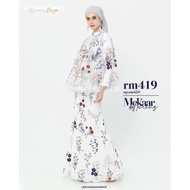 [PRELOVED] MEKA’AR DOLL KURUNG BY LEEYANARAHMAN (OFFWHITE + FLORAL, XXL)