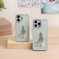 Moomin手機殼iPhone 16全系列防摔手機殼-姆明 超強磁吸透明殼