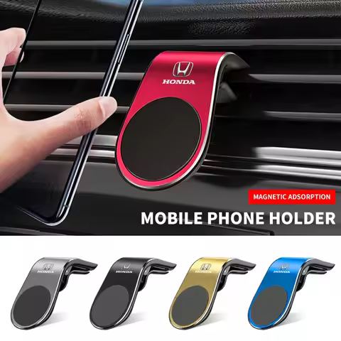 L-Type Magnetic Phone Holder in Car Smartphone Stand Clip For Honda Civic Fit Accord City Vezel CR-V
