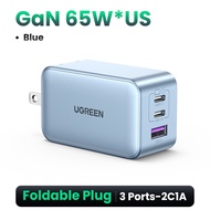 2.18【Nexode】UGREEN GaN 65W USB Type C Charger Foldable Adapter อะแดปเตอร์ for MacBook iPad iPhone 16