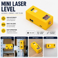 Mini High Precision Laser Level, Strong Bright Infrared Laser Level for Indoor & Outdoor Use