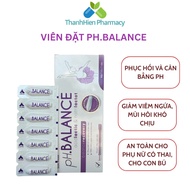 PH.Balance suppositories restore and balance natural pH (Box of 1 blister x 7 tablets)